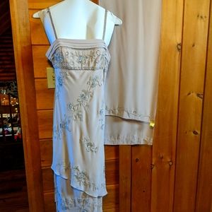 Champagne formal dress, size 6